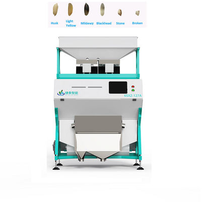 Küçük Tane Fasulye Mısır Fıstık Buğday Pirinç Renk Sıralayıcısı Makinesi Akıllı