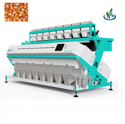 CCD Tahıl Creals Kuruyemiş Fasulye Renk Ayırma Makinesi 8 Kanal 512 Kanal