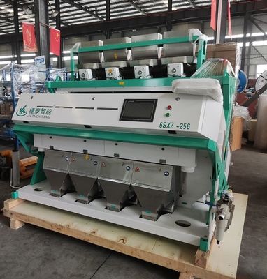 CCD Kamera Beyaz Kahverengi Siyah Pirinç Renk Sıralayıcısı Makinesi 4 Kanal 256 Kanal