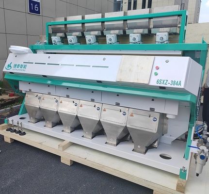 384 Kanal Mısır Renk Sıralama Makinesi Buğday Renk Ayrım Makinesi