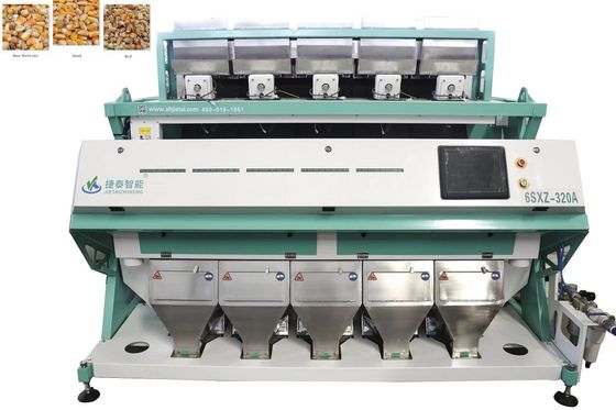 Kaba Tahıl Granüler için Endüstriyel CCD Tahıl Renk Sıralayıcısı Makinesi