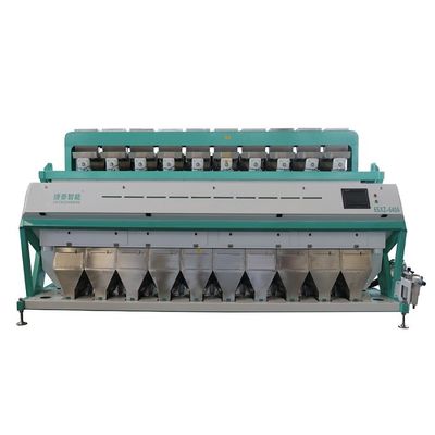 Hububat Fındık Fasulye için CCD 10 Chutes Optik Renk Sıralayıcısı Makinesi