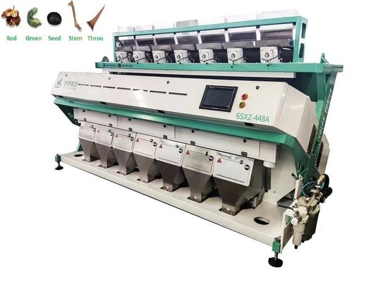 CCD RGB Fıstık Pirinç Renk Ayırma Makinesi 7 Kanal