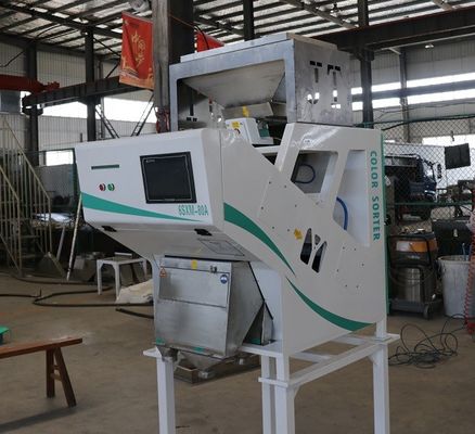 Farklı Renk Malzemelerini Ayırma İçin Fotoelektrik Tahıl Tahıl Renk Sıralayıcısı Makinesi