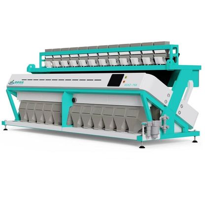 Akıllı CCD Kaba Tahıllar Mısır Buğday Renk Sıralayıcısı Makinesi 12 Kanal