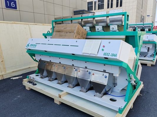 6 Kanal 384 Kanal Tahıl Ayıklama Makinesi 4-8T/H ≥99,99% Doğruluk 220V/50Hz