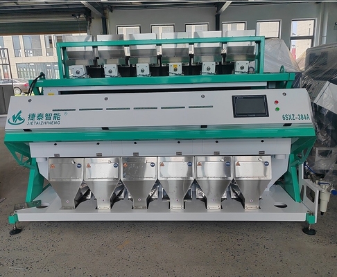 6SXZ-384A Pirinç Fasulyesi Fındık Tohumları Endüstrileri İçin Tahıl Renk Sıralayıcısı Makinesi
