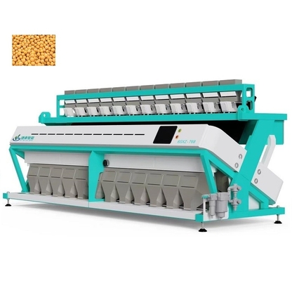 220V / 50HZ Soya Fasulyesi Renk Sıralama Makinesi Soya Fasulyesi İşleme Sıralama Makinesi
