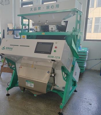 CCD Kamera 2 Çekirdekler RGB Pirinç Sıralama Makinesi Gıda İşleme Makineleri